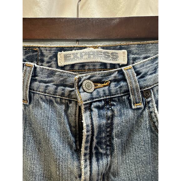 EXPRESS Jeans – Straight Leg Medium Wash – Women’s (Vintage Y2K) - Picture 2 of 5